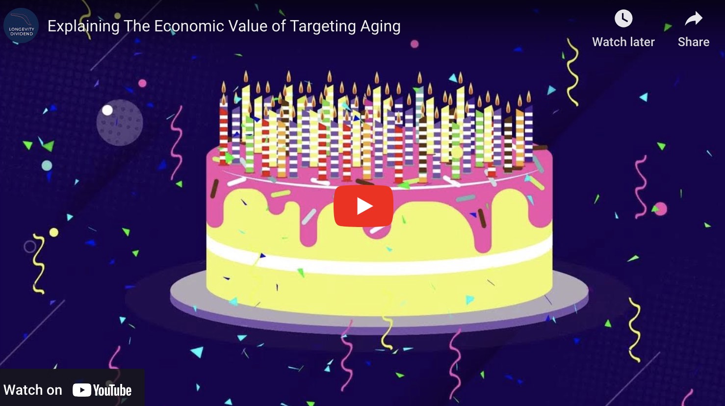 Video Explaining The Economic Value of Targeting Aging